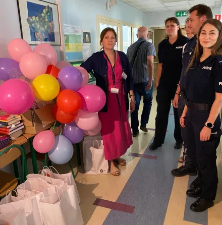 Spotkanie z policjantami w SPS346